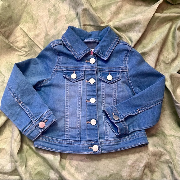 Denim Children's Place Fringe Mardi Gras Jacket - Picture 2 of 7